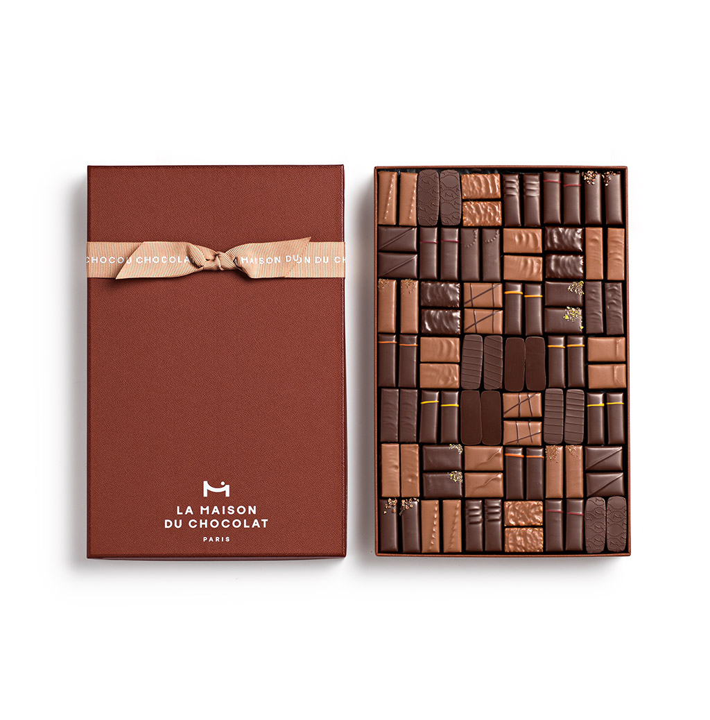 Coffret Maison Noir et Lait 84 chocolats