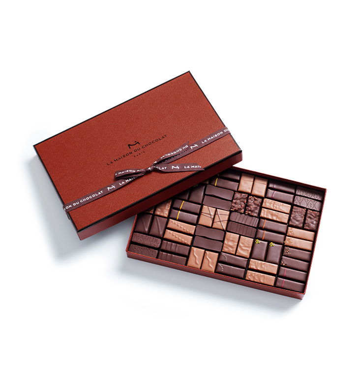 Coffret Maison Dark and Milk 60 chocolates