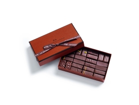 Coffret Maison Noir 24 chocolats