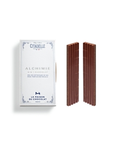 Alchimie Gin Dark Chocolate Bar Infused with Citadelle Gin botanicals