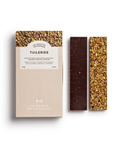 Tablette de Chocolat Tuileries  sur fond blanc