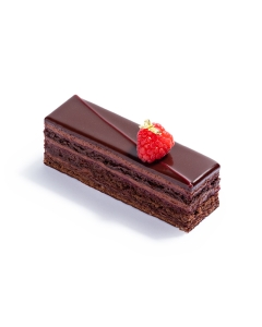 Dark Chocolate Raspberry Mousse Cake NYC - La Maison du Chocolat