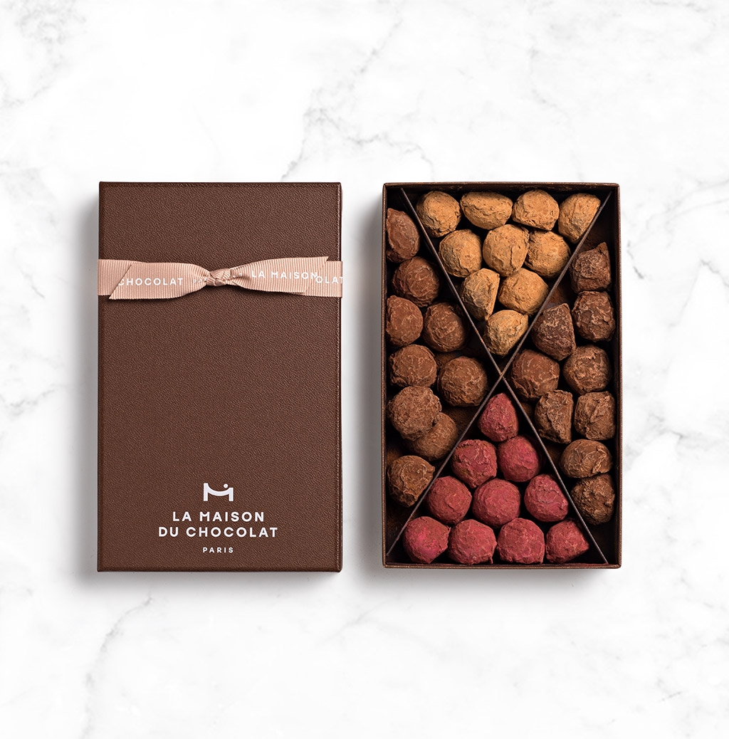 Flavored Chocolate Truffle Gift Box 35 Pieces - La Maison du Chocolat