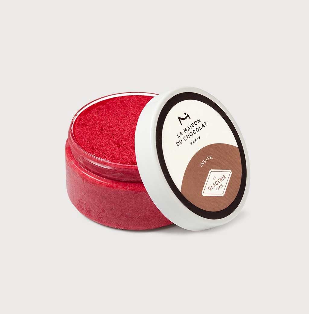 Sorbet plein fruit framboise