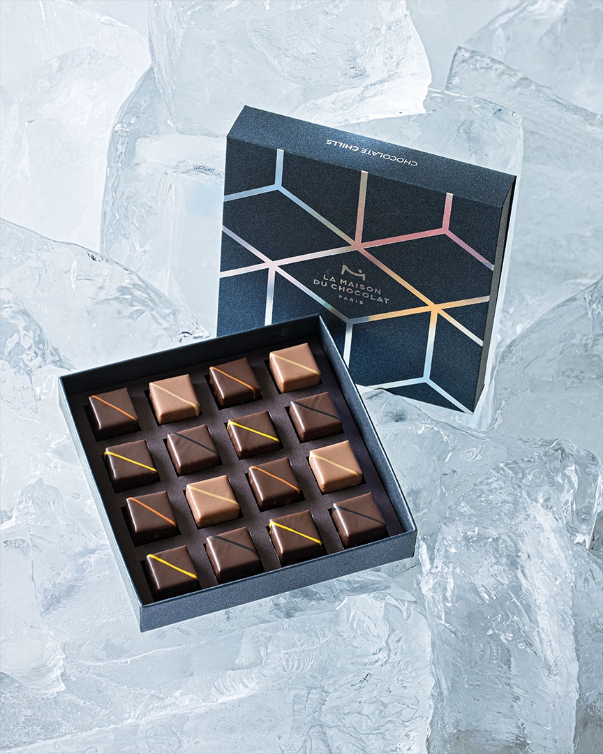 Coffret Initiation Givrée Hiver 16 chocolats 