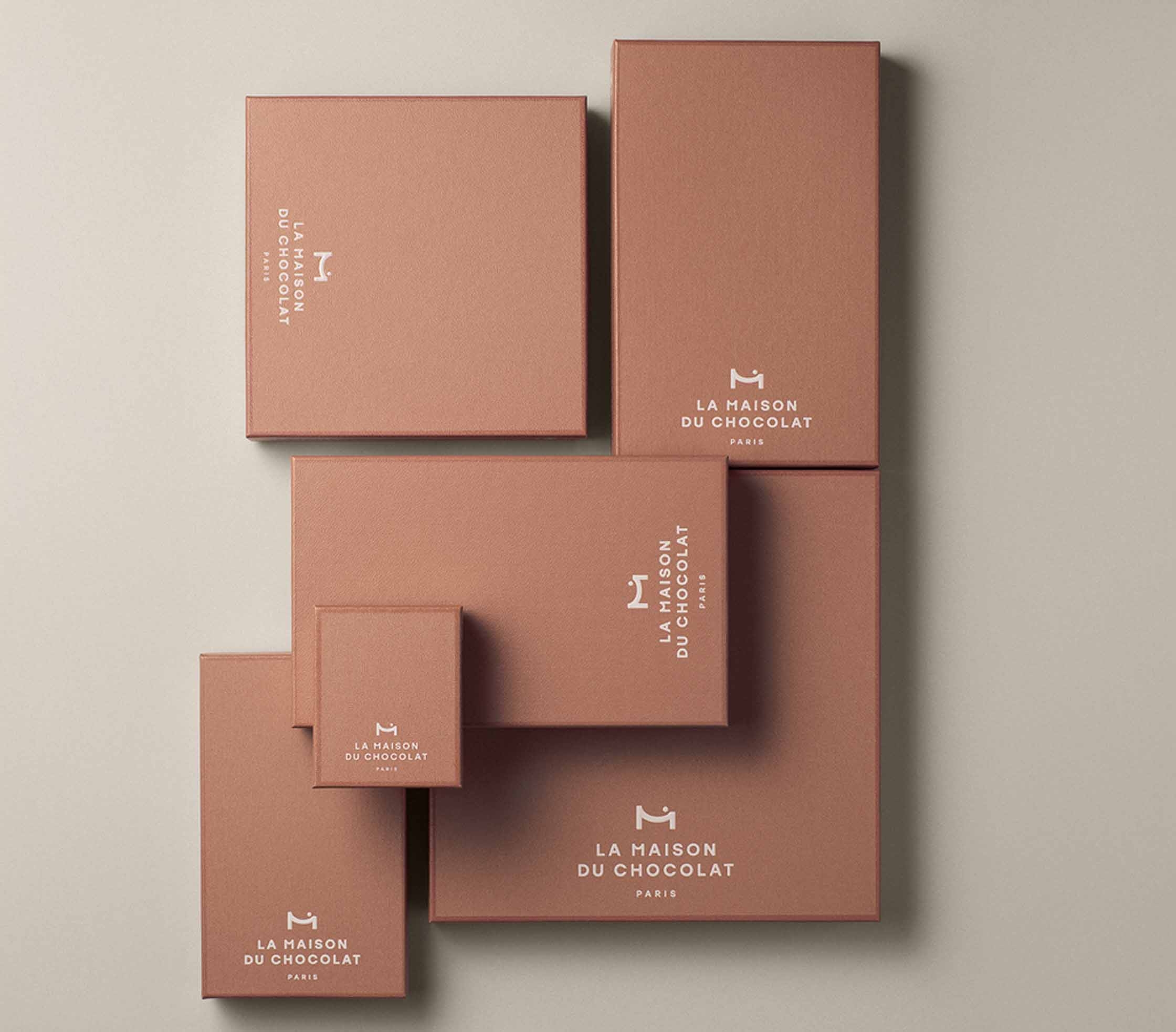 Orangettes box on gray background
