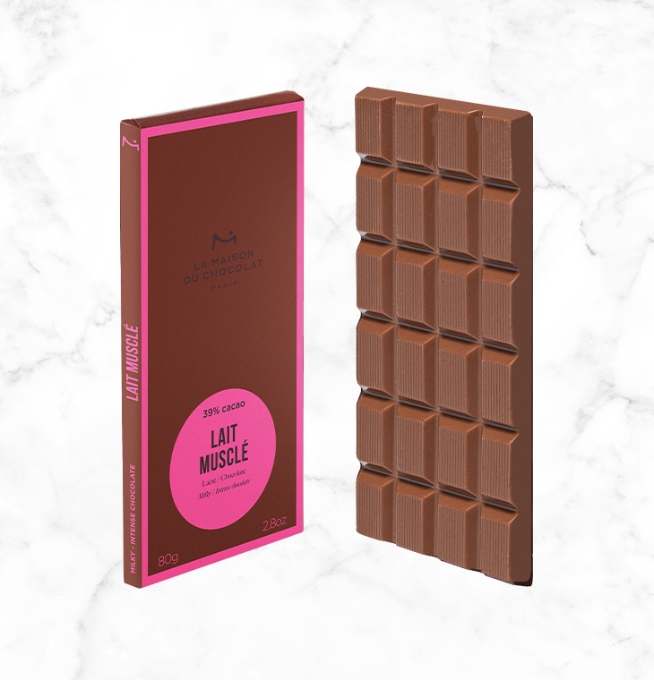 Lait Muscle 39% Milk Chocolate Bar - La Maison du Chocolat