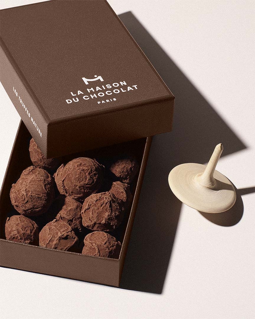 Mise en scène élégante des truffes
