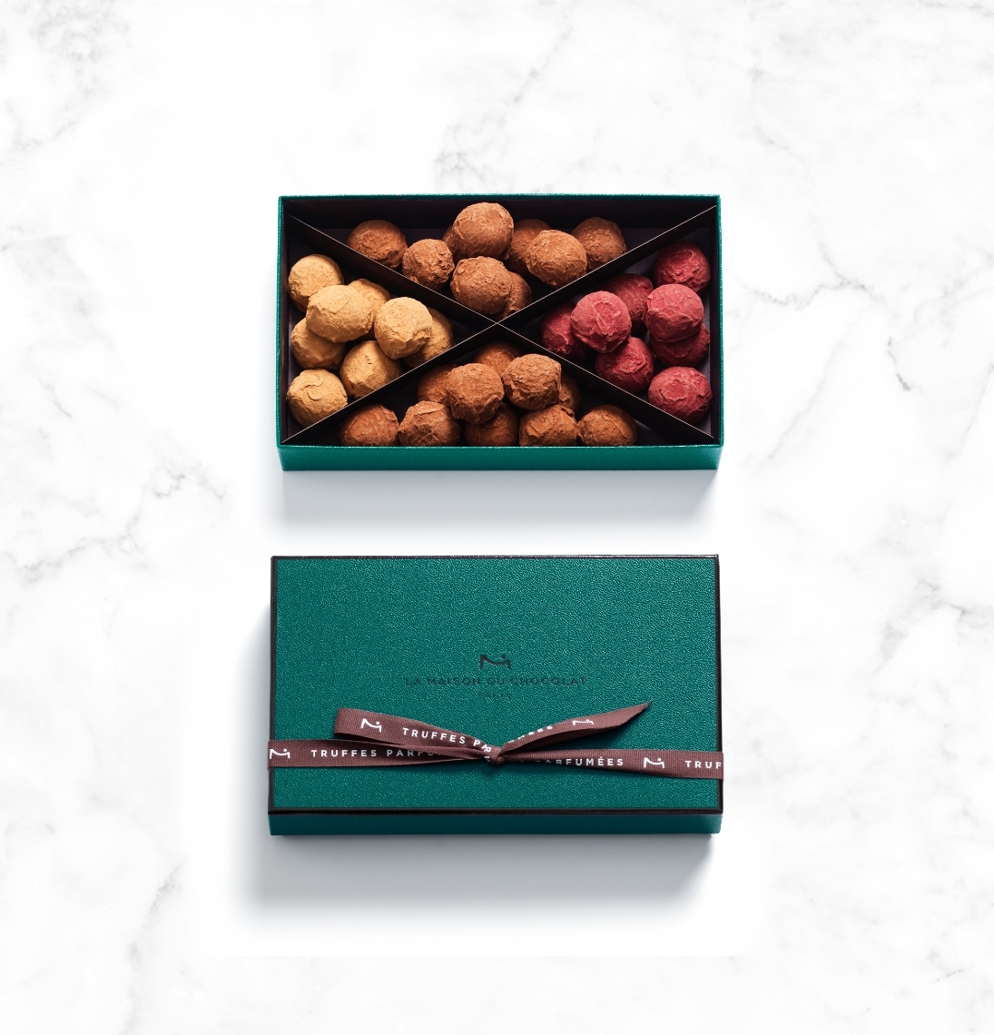 Flavored Truffle Gift Box 35 Pieces - La Maison du Chocolat