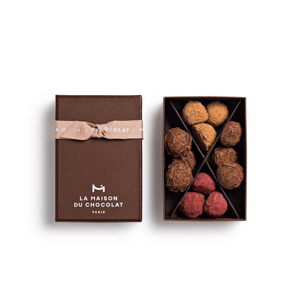 Coffret Truffes Chocolat Cassis Caramel 84g