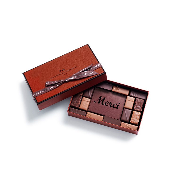 Coffret Maison Merci 16 chocolats 