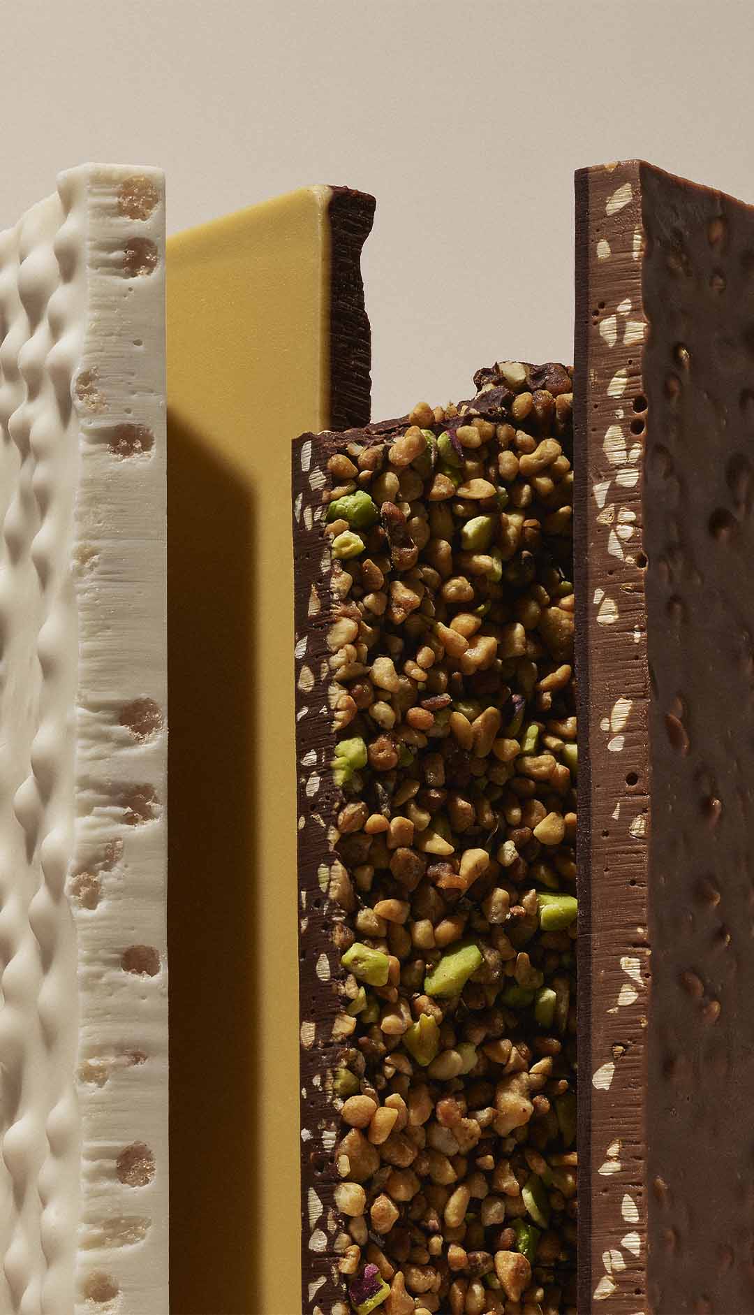 Tablettes parisiennes nues La Maison du Chocolat