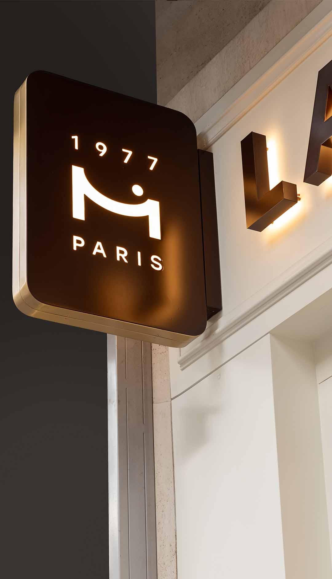 Devanture d'une boutique La Maison du Chocolat