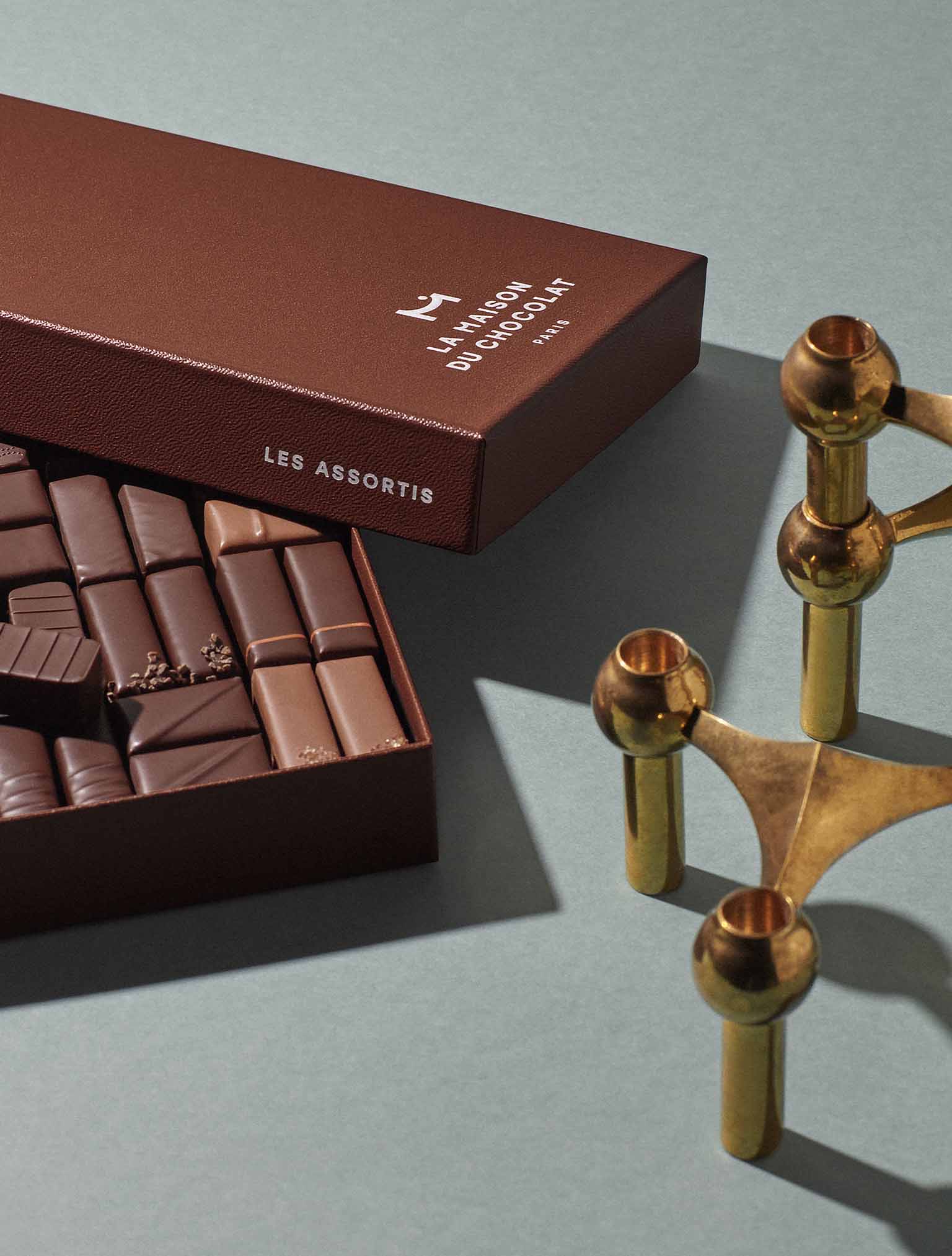 Image d'un coffret de chocolat Maison assortis