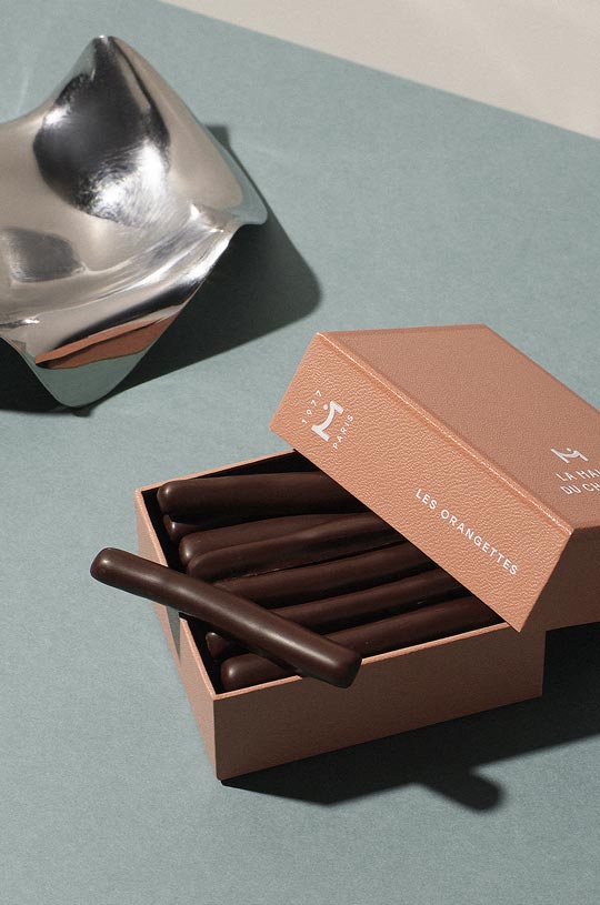 Photo lifestyle du coffret orangettes 50g