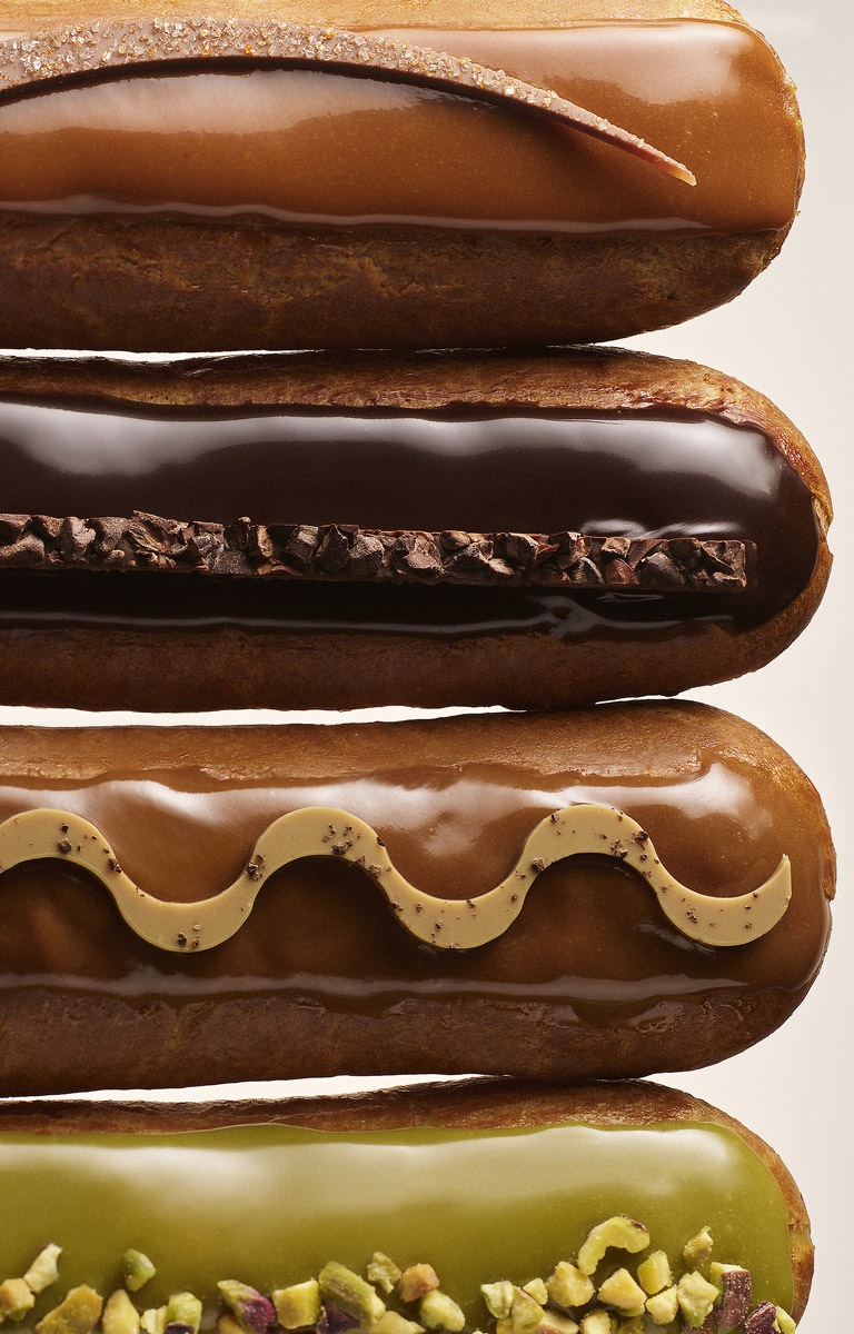 goumet chocolate eclairs