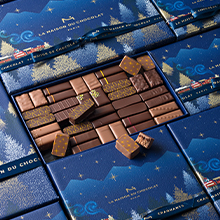 Coffrets de chocolats de Noël