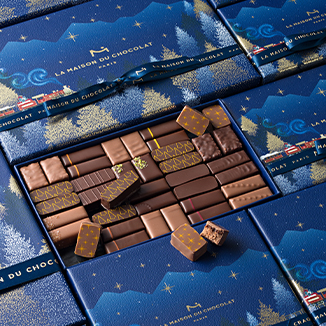Coffrets de chocolats de Noël