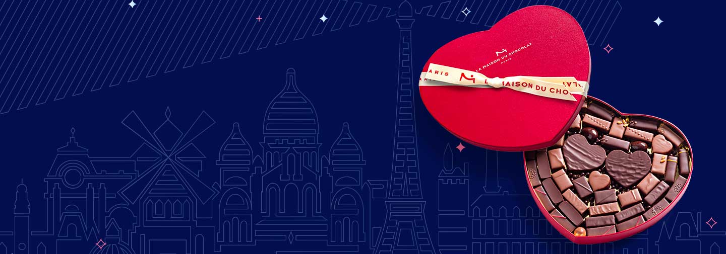Coffret Coeur Heure Bleue - La Maison du Chocolat