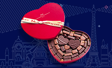 Coffret Coeur Heure Bleue - La Maison du Chocolat